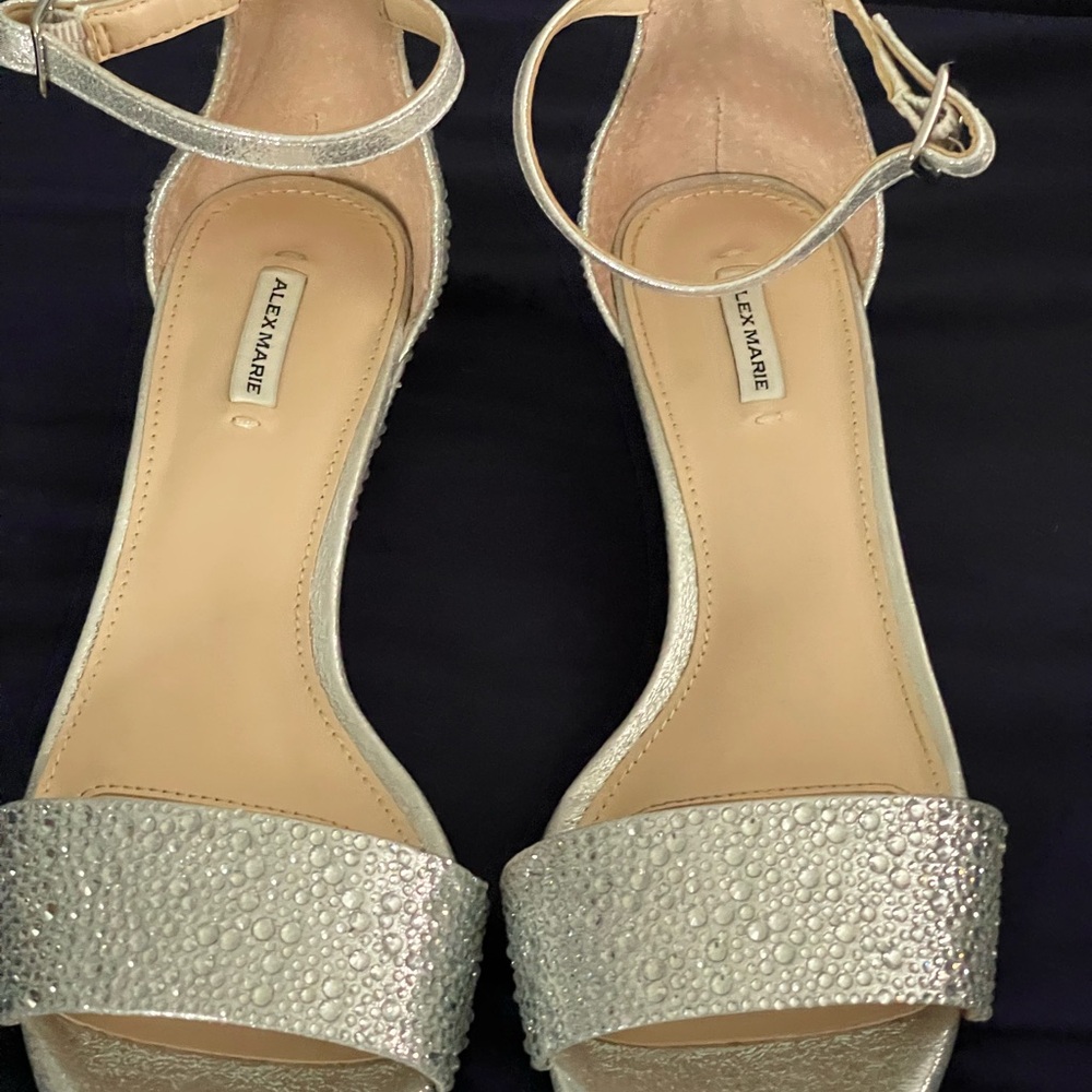 Alex Marie Size 7 Wedge heel Evening Shoes